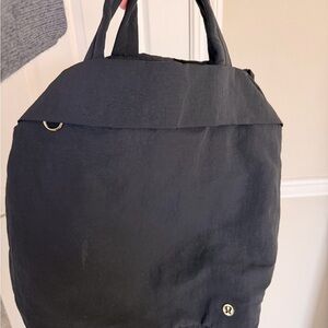 Lululemon Black Tote/Gym Bag